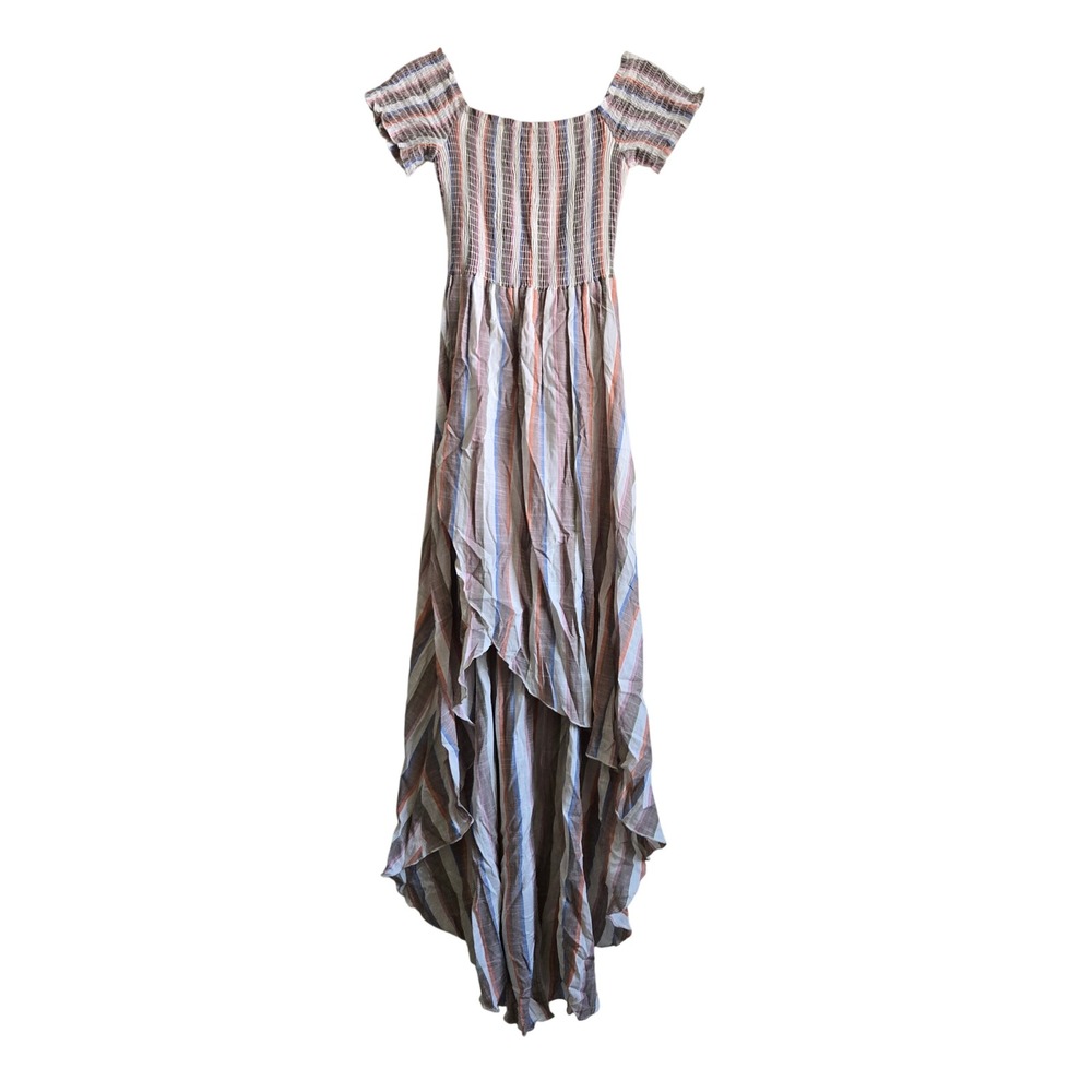Show Me Your Mumu Medium Willa Maxi Dress Womens Multicolor Excellent High-Low